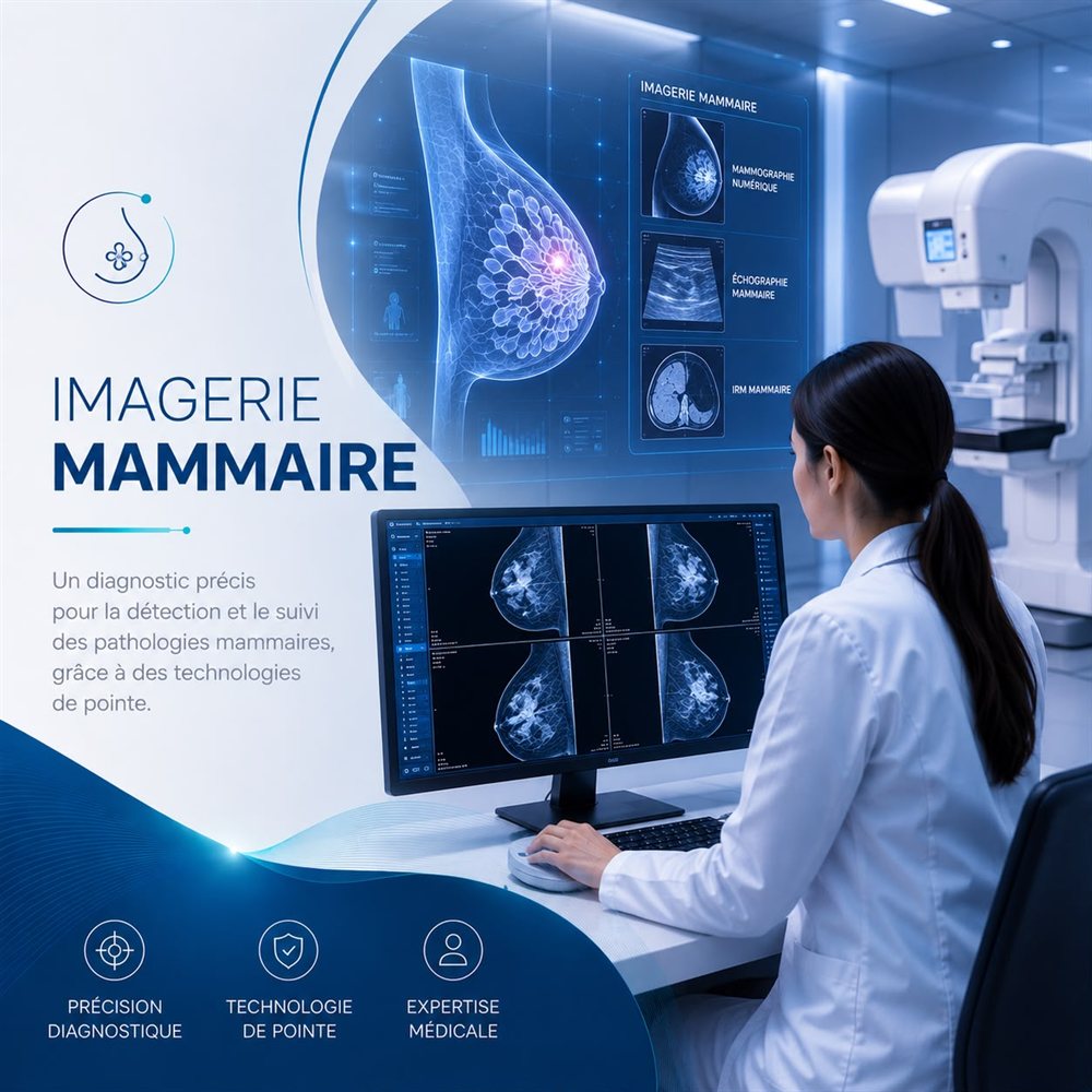 Sénologie — mammographie numérique, échographie et IRM mammaire