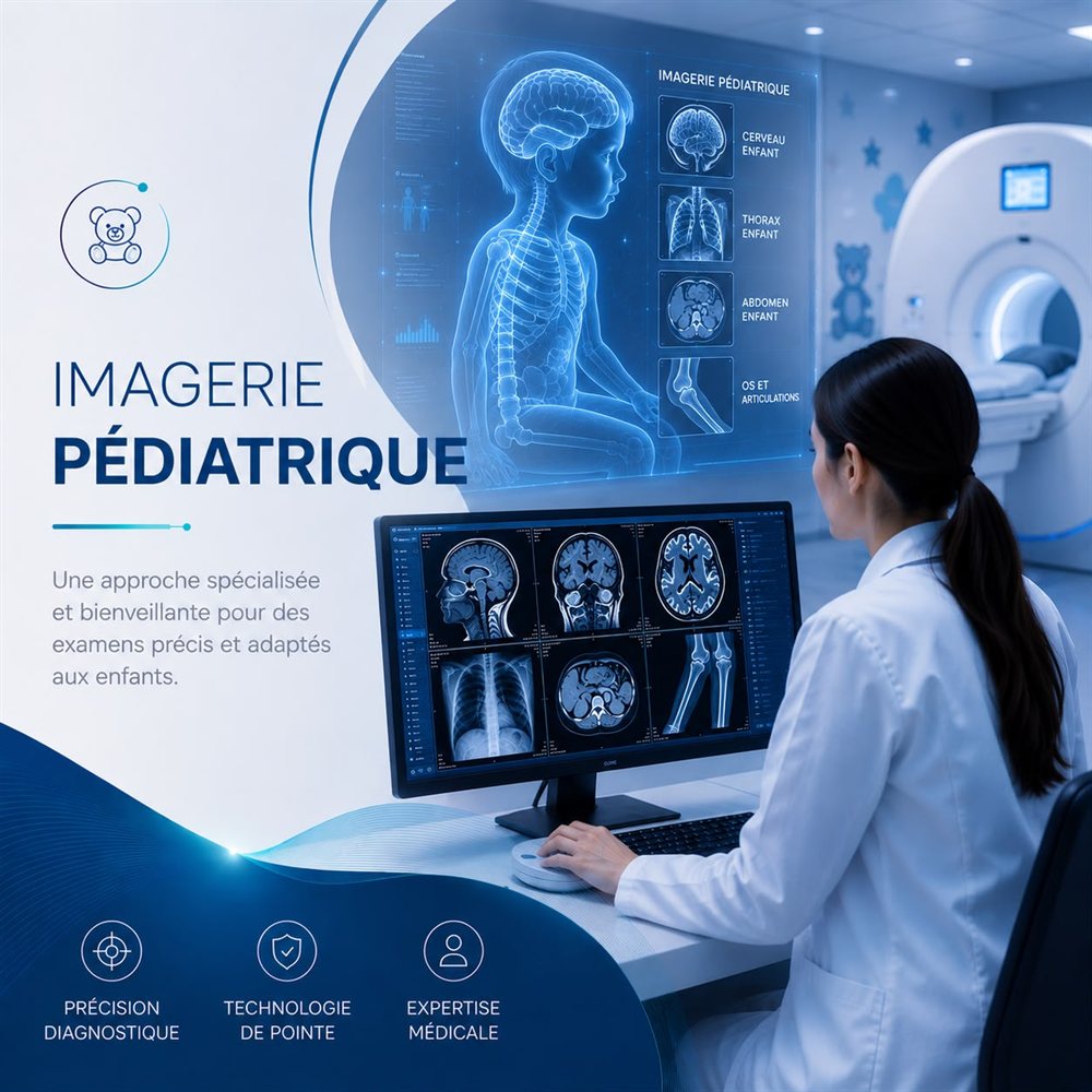 Imagerie pédiatrique — examens adaptés aux enfants