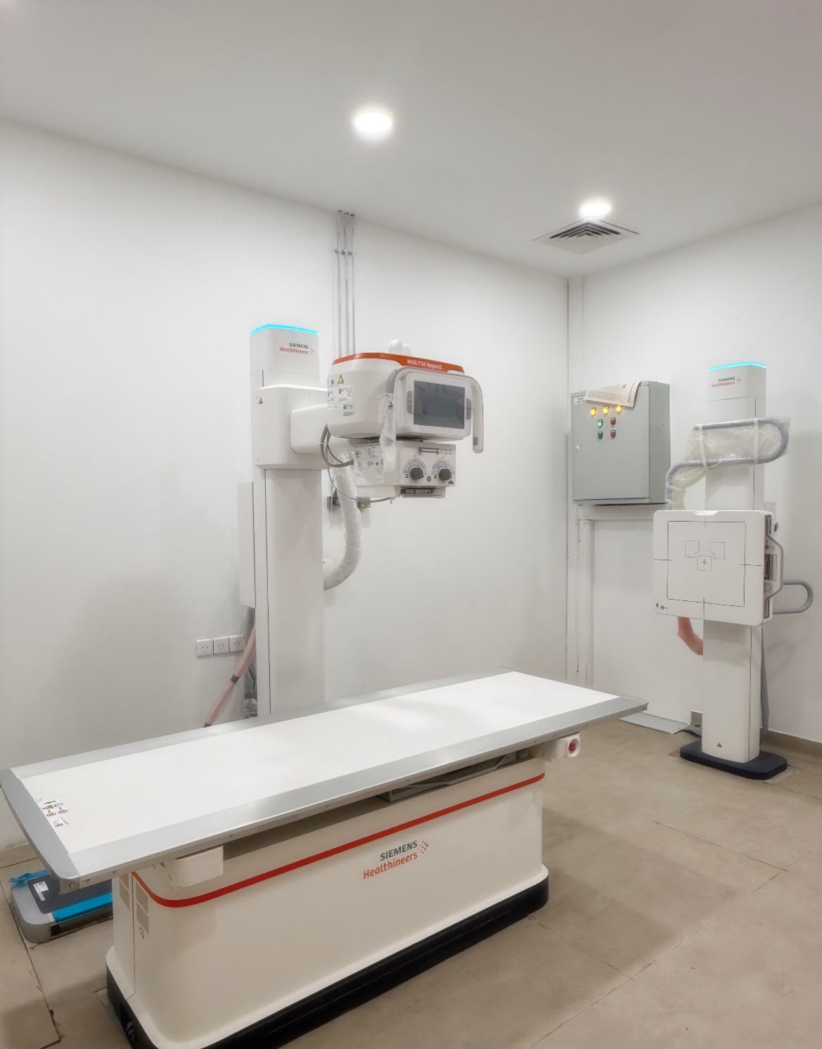 Salle de radiographie numérique — Siemens MULTIX Impact, HPIM Oujda